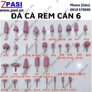 Mũi mài đá hồng cán 3mm các loại