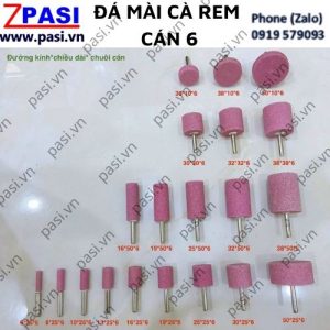Mũi mài trụ đá hồng cán 3mm các loại